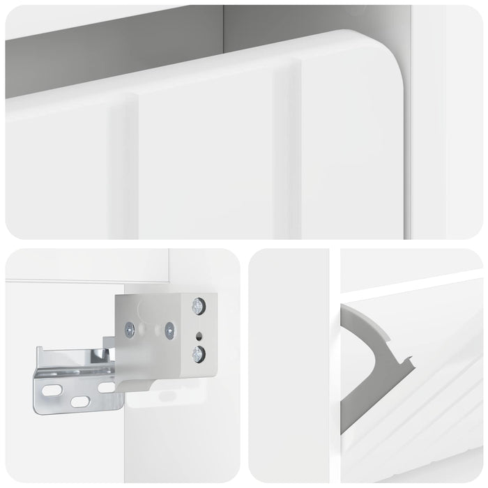 Dulap pentru pantofi montat pe perete ZWOLLE 71 x 17 x 86 cm WALTI