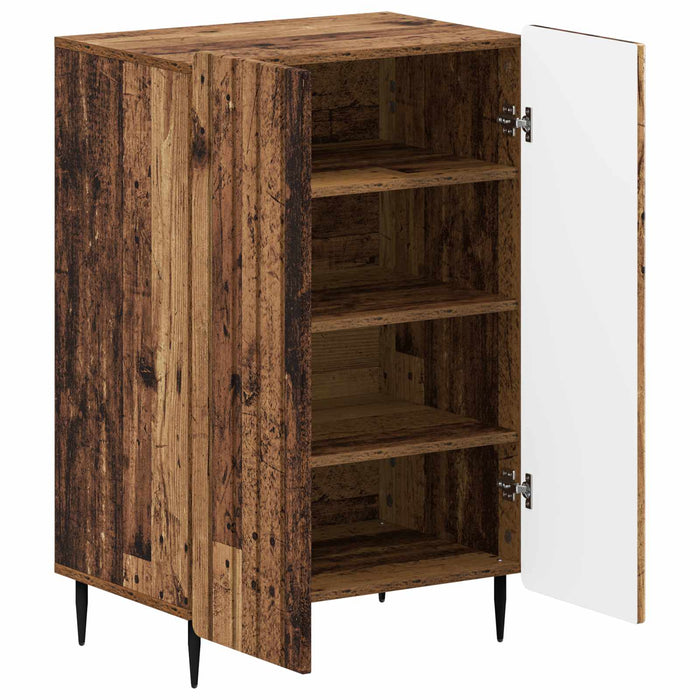 Dulap pentru pantofi ZWOLLE 59,5 x 39,5 x 91,5 cm Lemn vechi WALTI