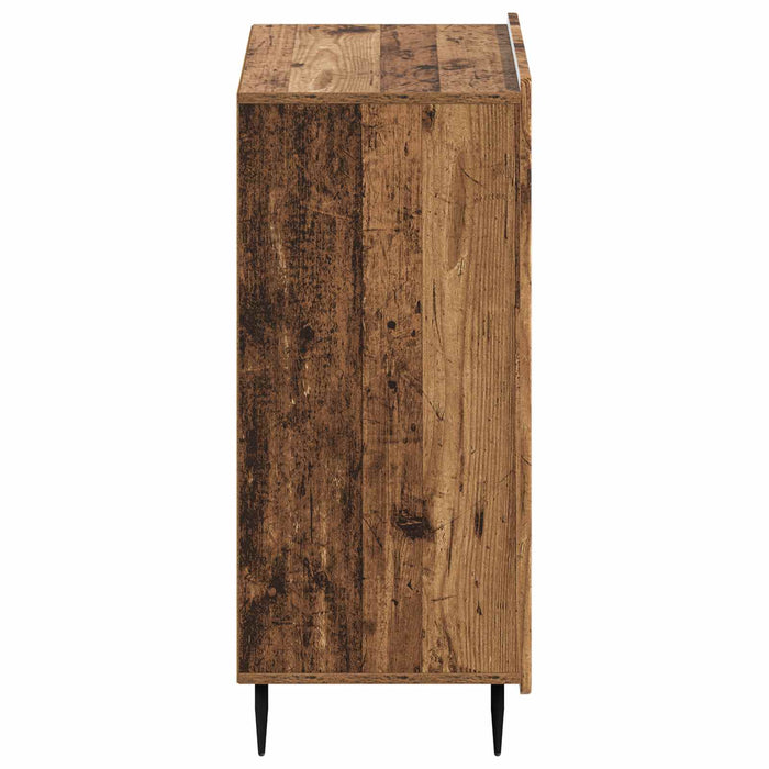 Dulap pentru pantofi ZWOLLE 59,5 x 39,5 x 91,5 cm Lemn vechi WALTI