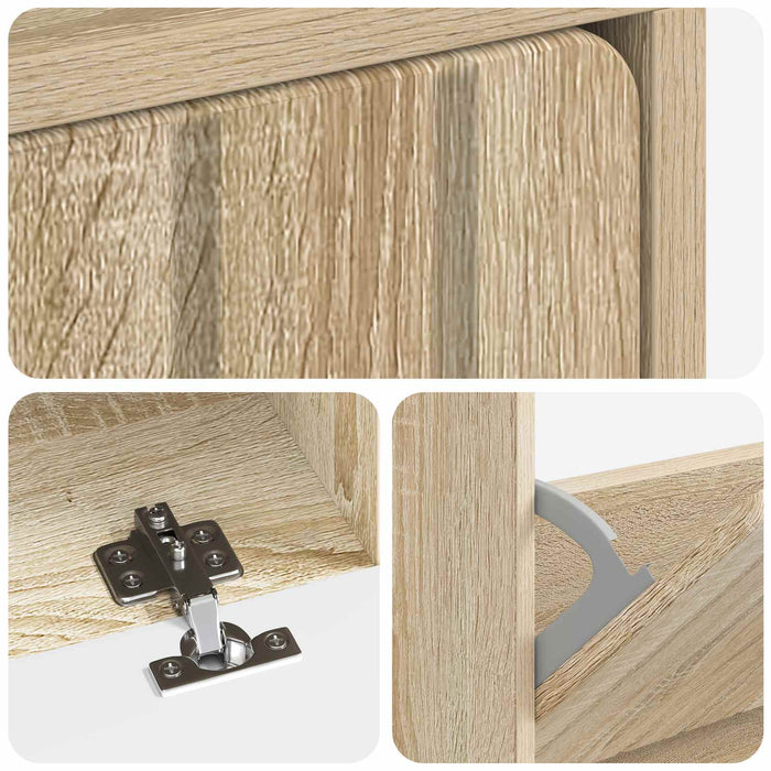 Dulap pentru pantofi ZWOLLE 78 x 24 x 103 cm Lemn prelucrat WALTI