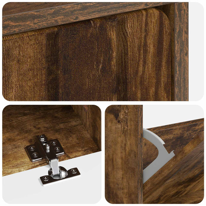 Dulap pentru pantofi ZWOLLE 78 x 24 x 103 cm Lemn prelucrat WALTI
