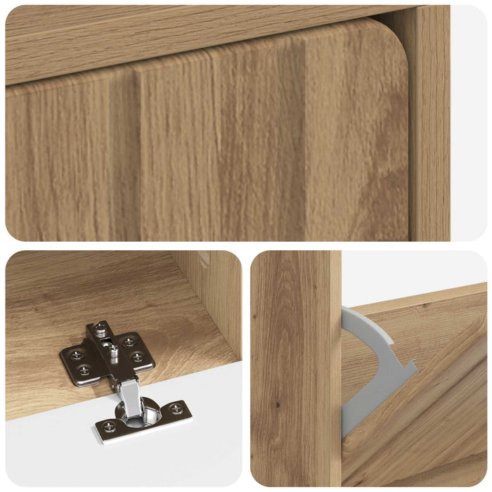 Dulap pentru pantofi ZWOLLE 78 x 24 x 103 cm Lemn prelucrat WALTI