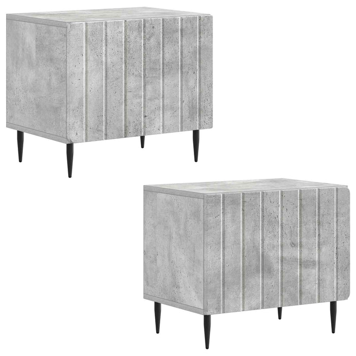 Cabinet TV Gri Beton Lemn prelucrat WALTI