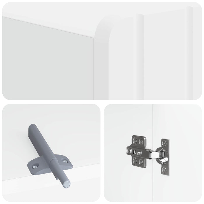Dulap pentru toaletă ZWOLLE Alb 66 x 25,5 x 190 cm WALTI