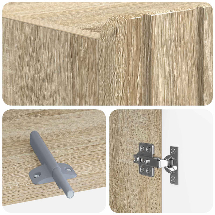 Dulap pentru toaletă ZWOLLE Stejar Sonoma 66 x 25,5 x 190 cm WALTI