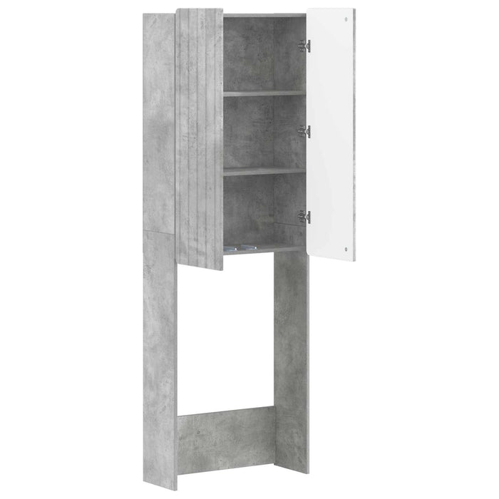 Dulap pentru toaletă ZWOLLE Gri Beton 66 x 25,5 x 190 cm WALTI