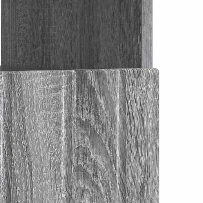 Cabinet TV cu LED Sonoma gri Lemn prelucrat WALTI