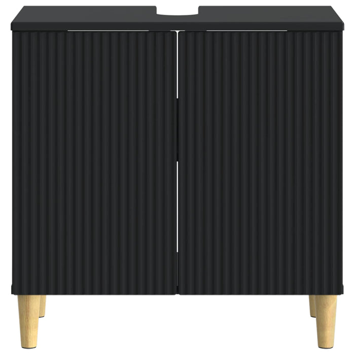 Dulap pentru Chiuveta de Baie ARNHEM Negru 59,5 x 31,5 x 59 cm - WALTI WALTI