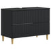 Dulap pentru Chiuveta de Baie ARNHEM Negru 82 x 41 x 59 cm - WALTI WALTI