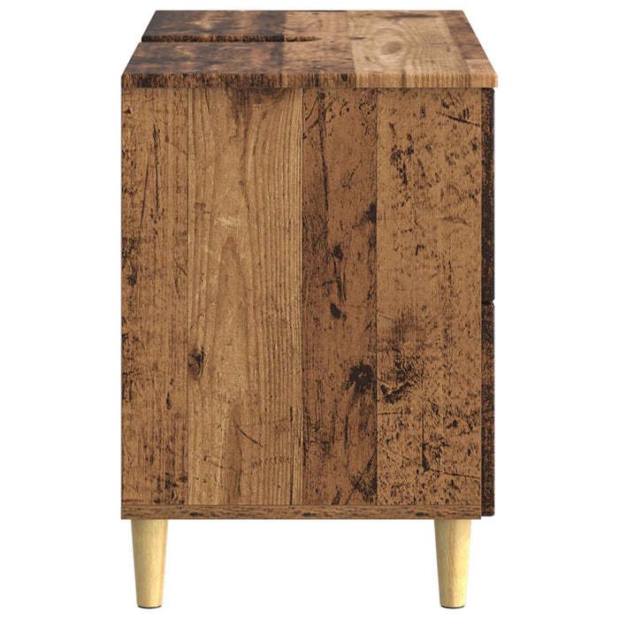 Dulap pentru Chiuveta de Baie ARNHEM Lemn vechi 82 x 41 x 59 cm - WALTI WALTI