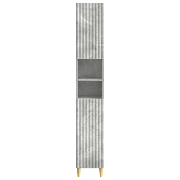Cabinet de Baie cu Raft Deschis ARNHEM Gri Beton WALTI