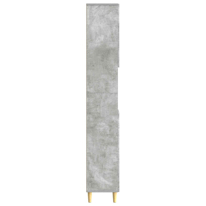 Cabinet de Baie cu Raft Deschis ARNHEM Gri Beton WALTI