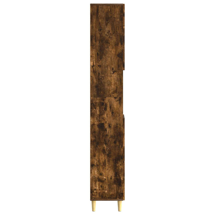 Cabinet de Baie cu Raft Deschis ARNHEM Stejar fumuriu WALTI