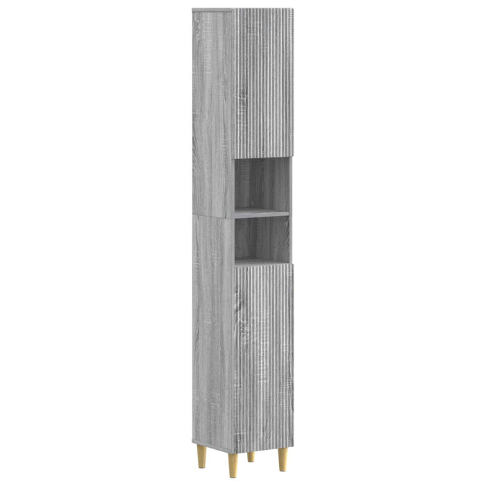 Cabinet de Baie cu Raft Deschis ARNHEM Sonoma gri WALTI