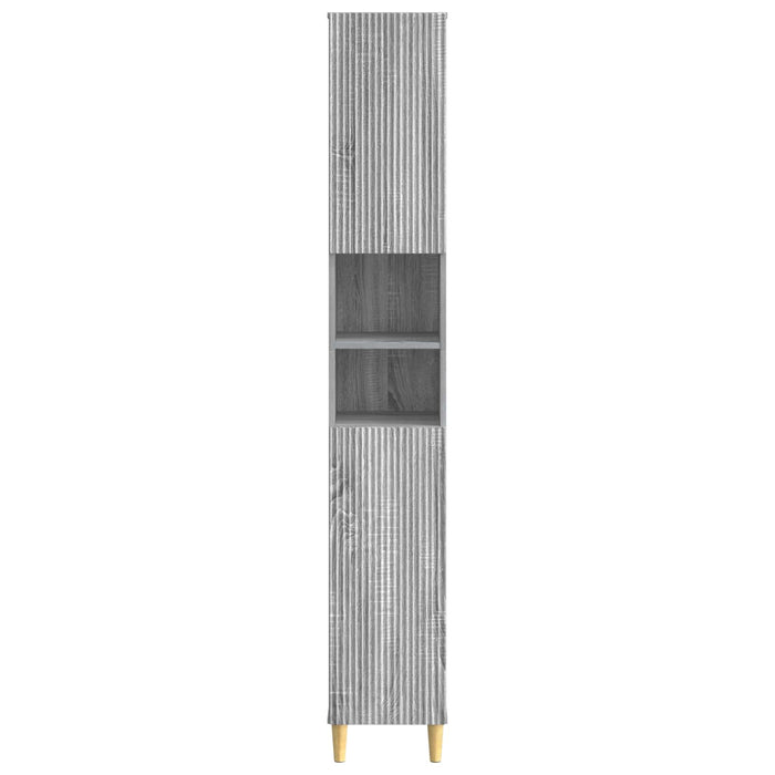 Cabinet de Baie cu Raft Deschis ARNHEM Sonoma gri WALTI
