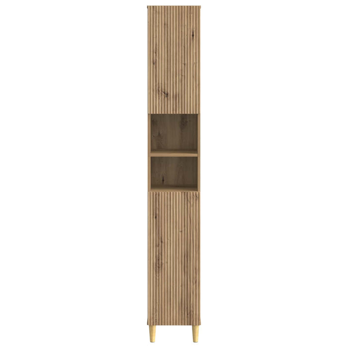 Cabinet de Baie cu Raft Deschis ARNHEM Stejar Artizanal WALTI