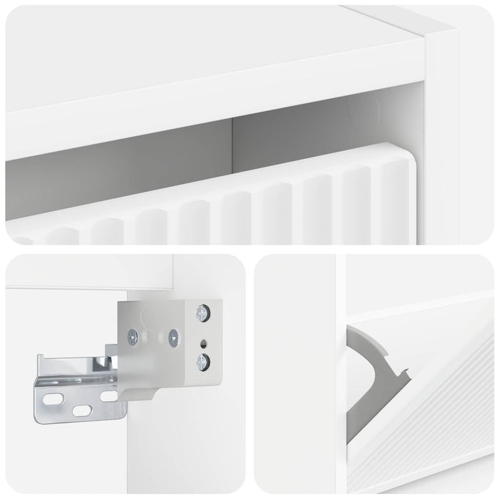 Dulap pentru pantofi montat pe perete ARNHEM 71 x 17 x 86 cm WALTI