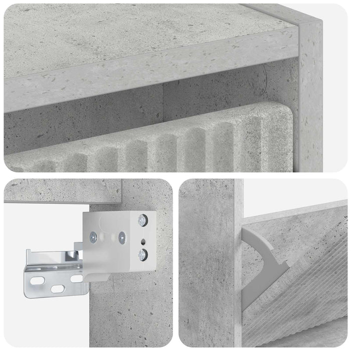 Dulap pentru pantofi montat pe perete ARNHEM 71 x 17 x 86 cm WALTI