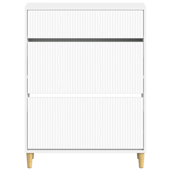 Dulap pentru pantofi ARNHEM 78 x 24 x 103 cm Lemn prelucrat Alb WALTI