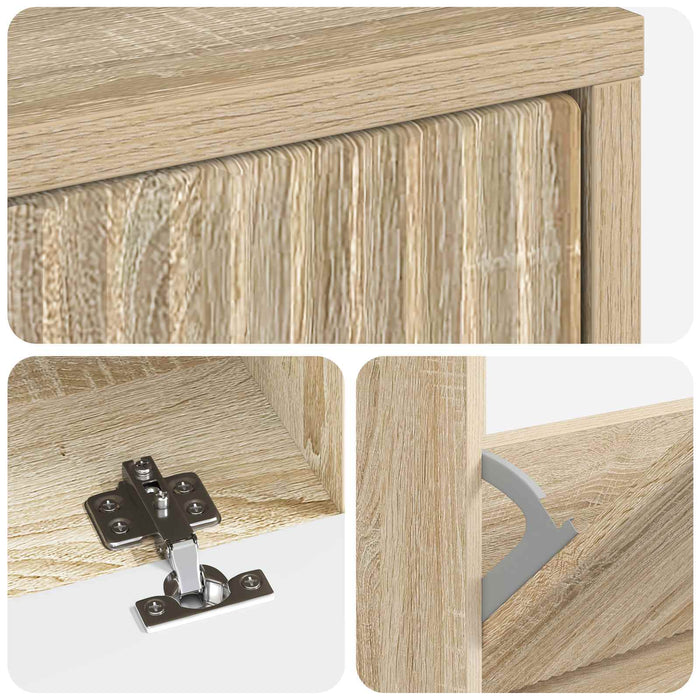 Dulap pentru pantofi ARNHEM 78 x 24 x 103 cm Lemn prelucrat WALTI