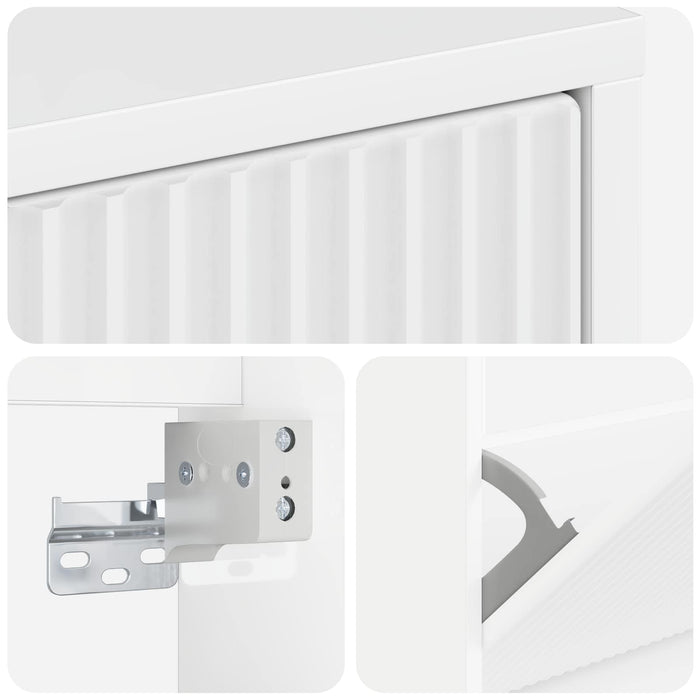 Dulap pentru pantofi ARNHEM 78 x 24 x 103 cm Lemn prelucrat WALTI
