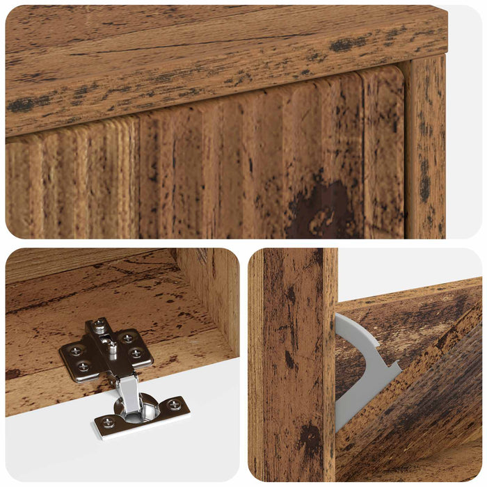 Dulap pentru pantofi ARNHEM 78 x 24 x 103 cm Lemn prelucrat WALTI