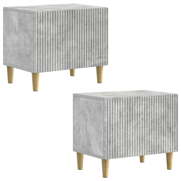 Cabinet TV Gri Beton Lemn prelucrat WALTI