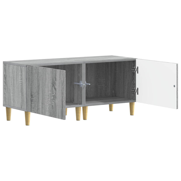 Cabinet TV Sonoma gri Lemn prelucrat WALTI