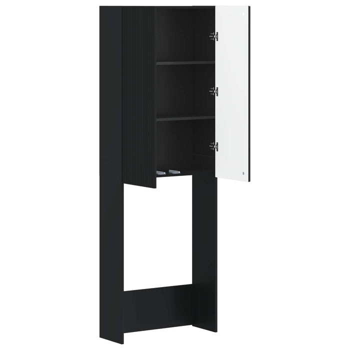 Dulap pentru toaletă ARNHEM Negru 66 x 25,5 x 190 cm WALTI