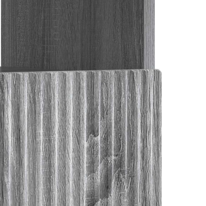 Cabinet TV cu LED Sonoma gri Lemn prelucrat WALTI