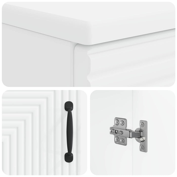 Dulap pentru Chiuveta de Baie HAARLEM Alb 59,5 x 31,5 x 59 cm WALTI