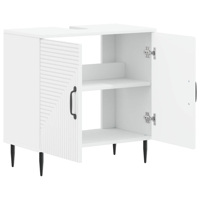 Dulap pentru Chiuveta de Baie HAARLEM Alb 59,5 x 31,5 x 59 cm WALTI
