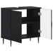 Dulap pentru Chiuveta de Baie HAARLEM Negru 59,5 x 31,5 x 59 cm - WALTI WALTI