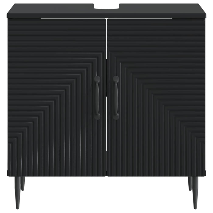 Dulap pentru Chiuveta de Baie HAARLEM Negru 59,5 x 31,5 x 59 cm - WALTI WALTI