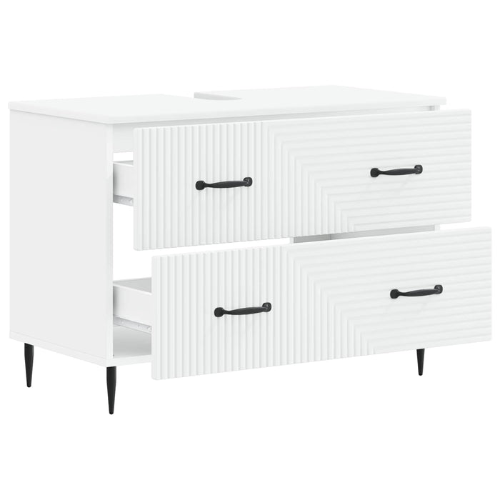 Dulap pentru Chiuveta de Baie HAARLEM Alb 82 x 41 x 58,5 cm - WALTI WALTI