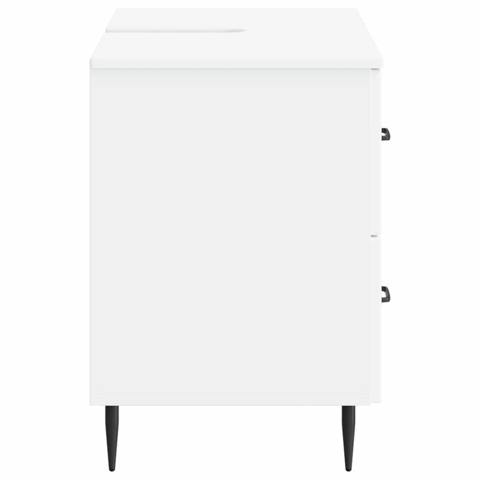 Dulap pentru Chiuveta de Baie HAARLEM Alb 82 x 41 x 58,5 cm - WALTI WALTI
