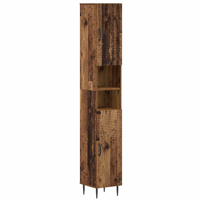 Cabinet de Baie cu Raft Deschis HAARLEM Lemn vechi WALTI