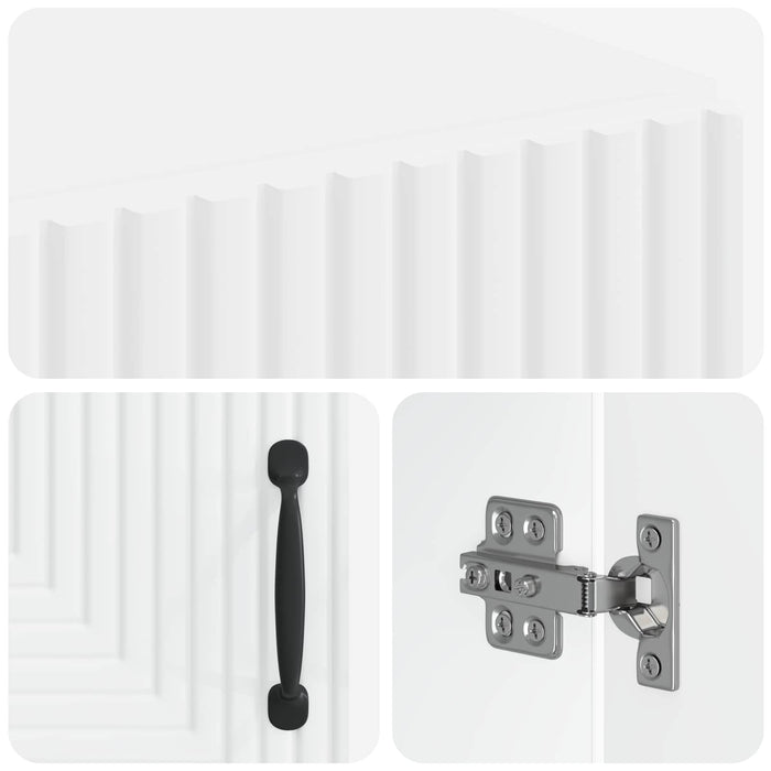 Dulap de Depozitare pentru Baie HAARLEM Alb 59,5 x 31 x 80 cm WALTI