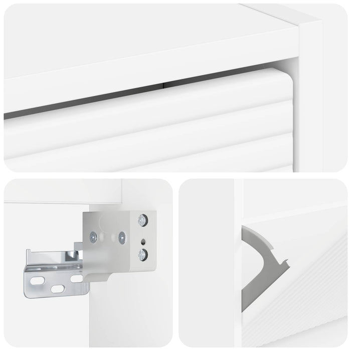 Dulap pentru pantofi montat pe perete HAARLEM 71 x 17 x 43 cm WALTI