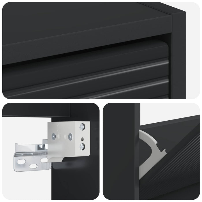 Dulap pentru pantofi montat pe perete HAARLEM 71 x 17 x 43 cm WALTI