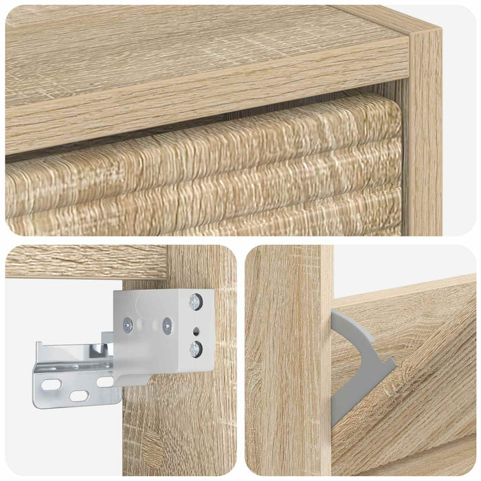 Dulap pentru pantofi montat pe perete HAARLEM 71 x 17 x 43 cm WALTI