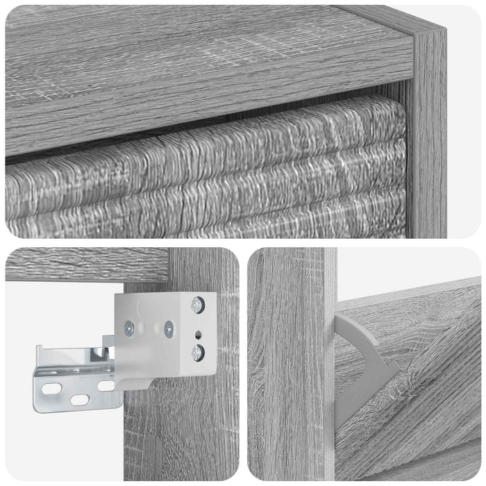 Dulap pentru pantofi montat pe perete HAARLEM 71 x 17 x 43 cm WALTI