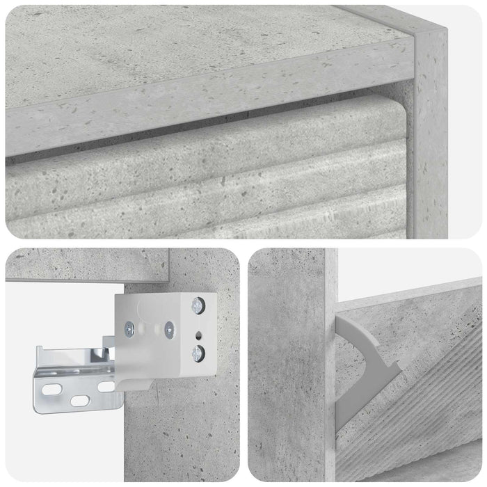 Dulap pentru pantofi montat pe perete HAARLEM 71 x 17 x 86 cm WALTI
