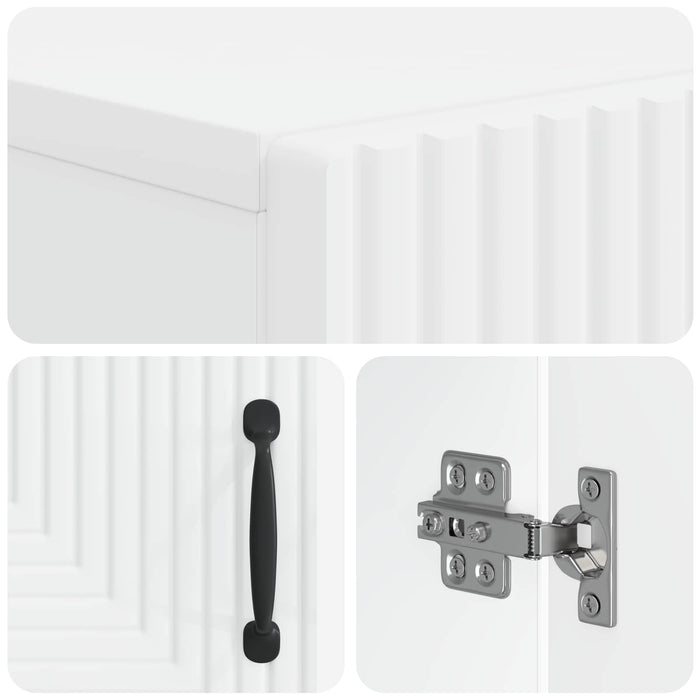 Dulap pentru pantofi HAARLEM 59,5 x 39,5 x 89,5 cm Alb WALTI