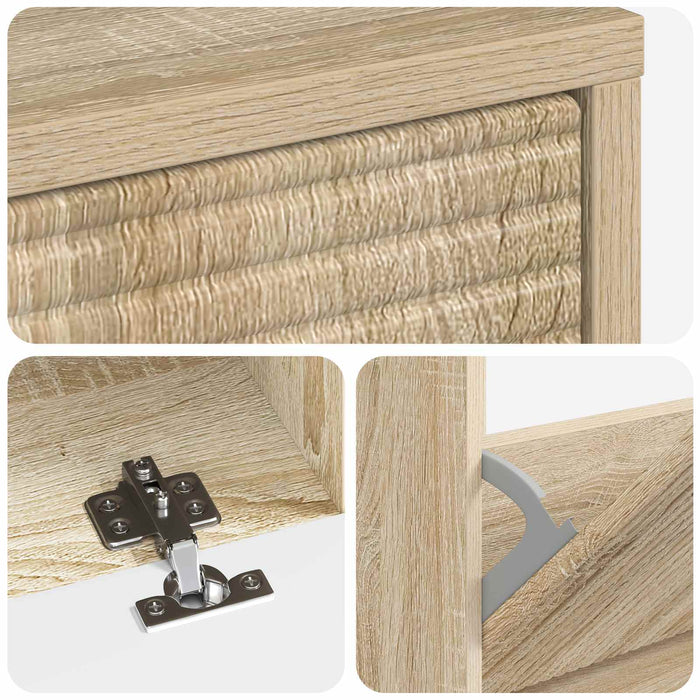 Dulap pentru pantofi HAARLEM 78 x 24 x 103 cm Lemn prelucrat WALTI