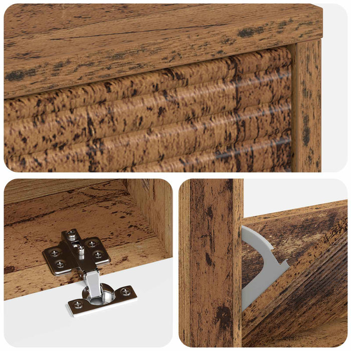 Dulap pentru pantofi HAARLEM 78 x 24 x 103 cm Lemn prelucrat WALTI