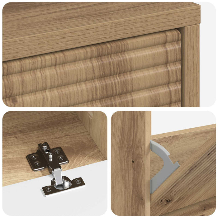 Dulap pentru pantofi HAARLEM 78 x 24 x 103 cm Lemn prelucrat WALTI