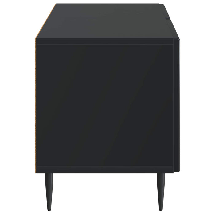 Cabinet TV Negru Lemn prelucrat WALTI