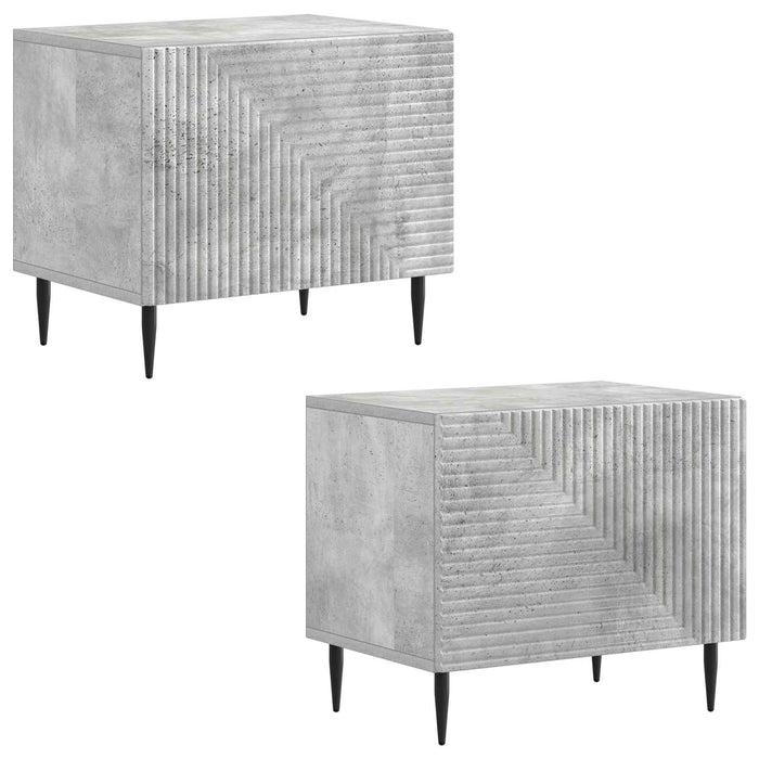 Cabinet TV Gri Beton Lemn prelucrat WALTI
