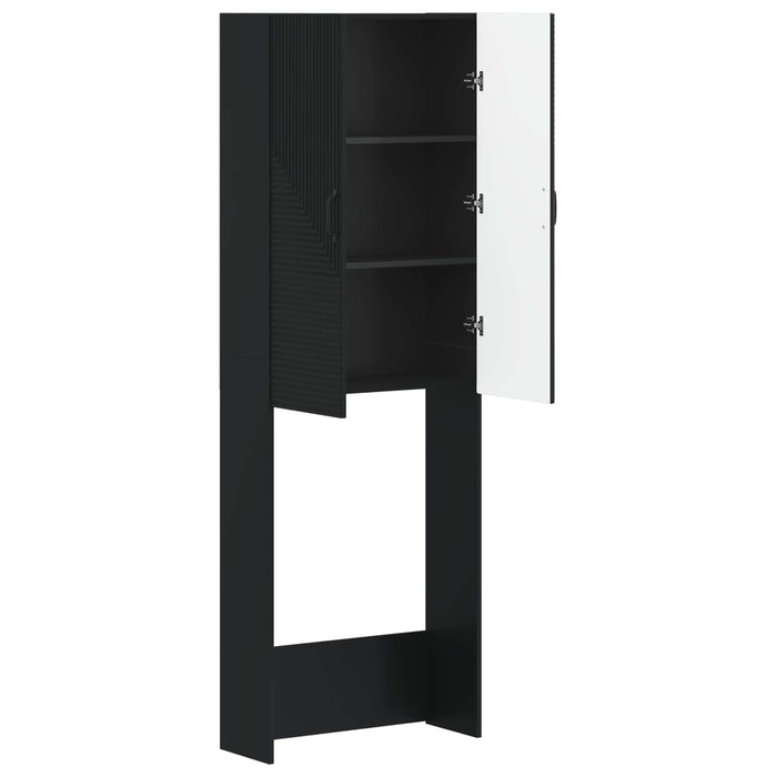 Dulap pentru toaletă HAARLEM Negru 66 x 25,5 x 190 cm WALTI